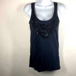 J.Crew navy blue with black sequins size xs